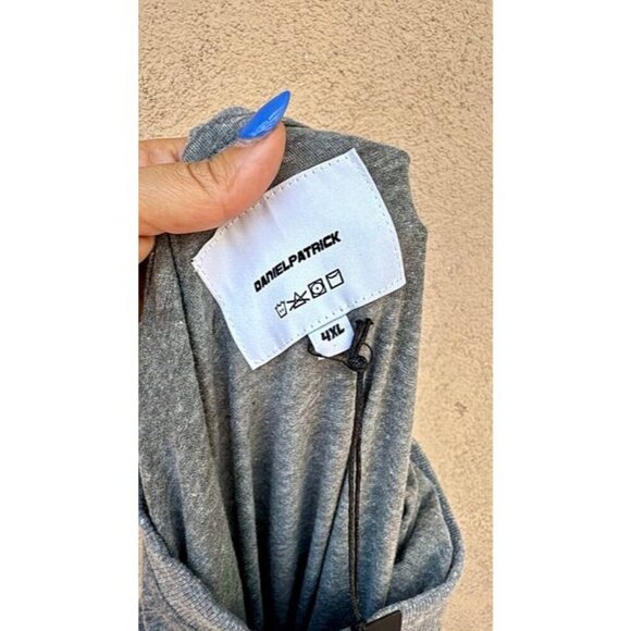 Daniel Patrick Grey 4XL Shirt Men's New Designer Coordinates - Picture 4 of 5